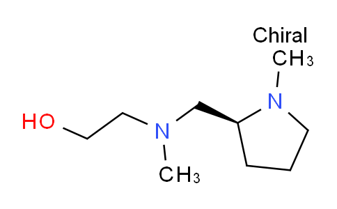 CAS No. 1078727-58-8, (S)-2-(Methyl((1-methylpyrrolidin-2-yl)methyl)amino)ethanol