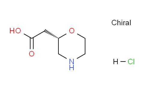 CAS No. 1352709-57-9, (S)-2-(Morpholin-2-yl)acetic acid hydrochloride