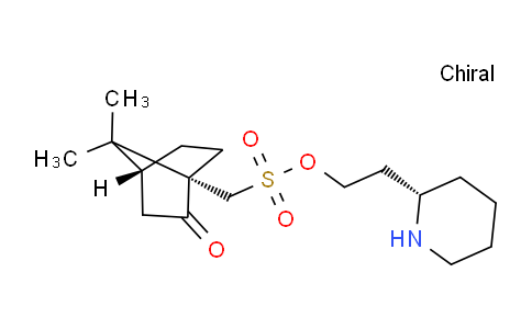 CAS No. 652144-68-8, (S)-2-(Piperidin-2-yl)ethanol ((1S,4R)-7,7-dimethyl-2-oxobicyclo[2.2.1]heptan-1-yl)methanesulfonate