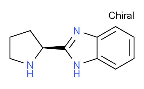CAS No. 59592-35-7, (S)-2-(Pyrrolidin-2-yl)-1H-benzo[d]imidazole