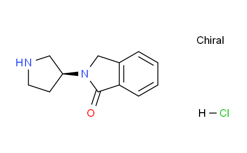 CAS No. 1787191-35-8, (S)-2-(Pyrrolidin-3-yl)isoindolin-1-one hydrochloride