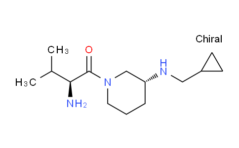 CAS No. 1401666-98-5, (S)-2-Amino-1-((R)-3-((cyclopropylmethyl)amino)piperidin-1-yl)-3-methylbutan-1-one