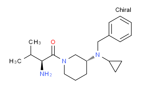CAS No. 1401666-17-8, (S)-2-Amino-1-((R)-3-(benzyl(cyclopropyl)amino)piperidin-1-yl)-3-methylbutan-1-one