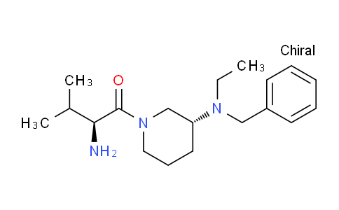 CAS No. 1401665-48-2, (S)-2-Amino-1-((R)-3-(benzyl(ethyl)amino)piperidin-1-yl)-3-methylbutan-1-one