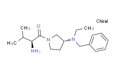 CAS No. 1401664-86-5, (S)-2-Amino-1-((R)-3-(benzyl(ethyl)amino)pyrrolidin-1-yl)-3-methylbutan-1-one