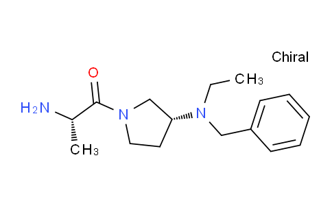 CAS No. 1401669-12-2, (S)-2-Amino-1-((R)-3-(benzyl(ethyl)amino)pyrrolidin-1-yl)propan-1-one
