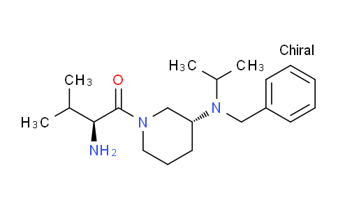 CAS No. 1401667-06-8, (S)-2-Amino-1-((R)-3-(benzyl(isopropyl)amino)piperidin-1-yl)-3-methylbutan-1-one