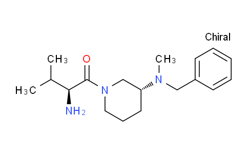 CAS No. 1401667-67-1, (S)-2-Amino-1-((R)-3-(benzyl(methyl)amino)piperidin-1-yl)-3-methylbutan-1-one