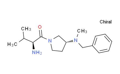 CAS No. 1401664-83-2, (S)-2-Amino-1-((R)-3-(benzyl(methyl)amino)pyrrolidin-1-yl)-3-methylbutan-1-one