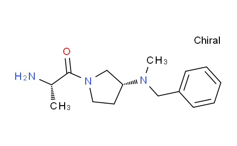 CAS No. 1401667-64-8, (S)-2-Amino-1-((R)-3-(benzyl(methyl)amino)pyrrolidin-1-yl)propan-1-one