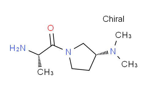CAS No. 1401668-51-6, (S)-2-Amino-1-((R)-3-(dimethylamino)pyrrolidin-1-yl)propan-1-one