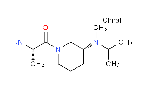 CAS No. 1401666-16-7, (S)-2-Amino-1-((R)-3-(isopropyl(methyl)amino)piperidin-1-yl)propan-1-one