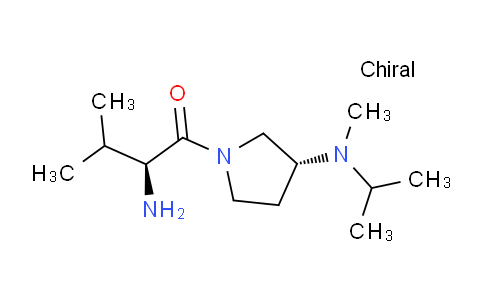 CAS No. 1401666-04-3, (S)-2-Amino-1-((R)-3-(isopropyl(methyl)amino)pyrrolidin-1-yl)-3-methylbutan-1-one