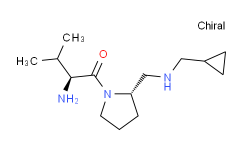 CAS No. 1401667-58-0, (S)-2-Amino-1-((S)-2-(((cyclopropylmethyl)amino)methyl)pyrrolidin-1-yl)-3-methylbutan-1-one