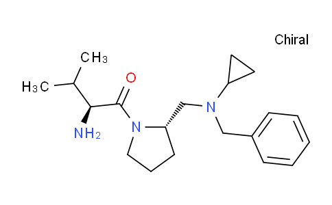 CAS No. 1401669-18-8, (S)-2-Amino-1-((S)-2-((benzyl(cyclopropyl)amino)methyl)pyrrolidin-1-yl)-3-methylbutan-1-one