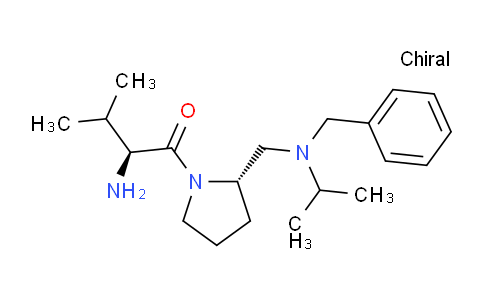 CAS No. 1401664-91-2, (S)-2-Amino-1-((S)-2-((benzyl(isopropyl)amino)methyl)pyrrolidin-1-yl)-3-methylbutan-1-one