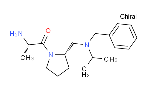 CAS No. 1401668-29-8, (S)-2-Amino-1-((S)-2-((benzyl(isopropyl)amino)methyl)pyrrolidin-1-yl)propan-1-one