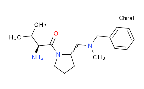 CAS No. 1401669-14-4, (S)-2-Amino-1-((S)-2-((benzyl(methyl)amino)methyl)pyrrolidin-1-yl)-3-methylbutan-1-one
