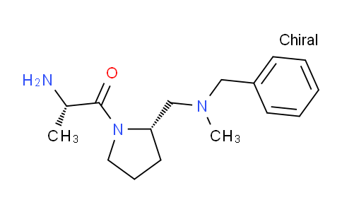 CAS No. 1401667-66-0, (S)-2-Amino-1-((S)-2-((benzyl(methyl)amino)methyl)pyrrolidin-1-yl)propan-1-one