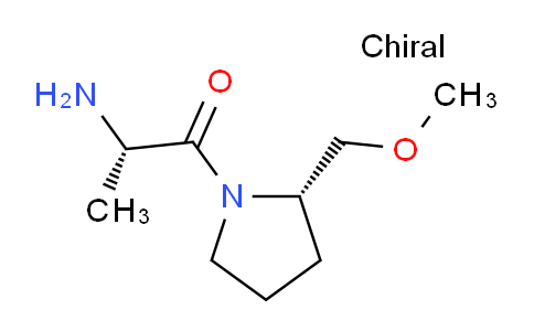 CAS No. 1401667-78-4, (S)-2-Amino-1-((S)-2-(methoxymethyl)pyrrolidin-1-yl)propan-1-one
