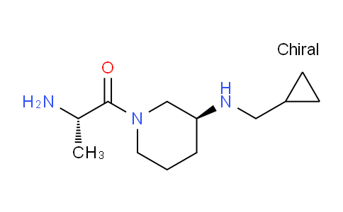 CAS No. 1401667-54-6, (S)-2-Amino-1-((S)-3-((cyclopropylmethyl)amino)piperidin-1-yl)propan-1-one