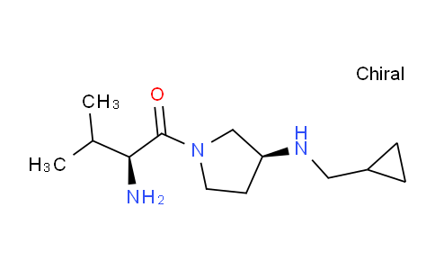 CAS No. 1401668-83-4, (S)-2-Amino-1-((S)-3-((cyclopropylmethyl)amino)pyrrolidin-1-yl)-3-methylbutan-1-one