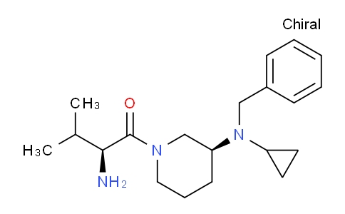 CAS No. 1401666-33-8, (S)-2-Amino-1-((S)-3-(benzyl(cyclopropyl)amino)piperidin-1-yl)-3-methylbutan-1-one