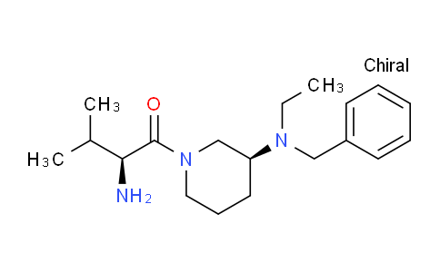 CAS No. 1401667-82-0, (S)-2-Amino-1-((S)-3-(benzyl(ethyl)amino)piperidin-1-yl)-3-methylbutan-1-one