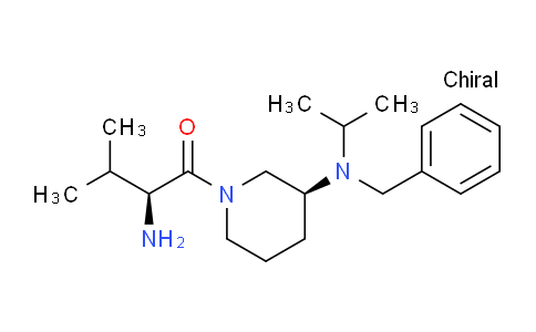 CAS No. 1401665-62-0, (S)-2-Amino-1-((S)-3-(benzyl(isopropyl)amino)piperidin-1-yl)-3-methylbutan-1-one