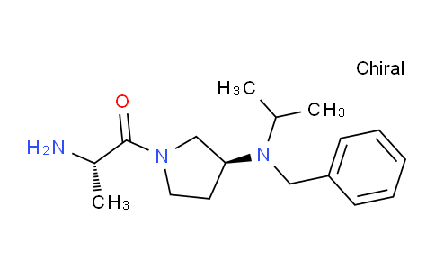 CAS No. 1401667-77-3, (S)-2-Amino-1-((S)-3-(benzyl(isopropyl)amino)pyrrolidin-1-yl)propan-1-one