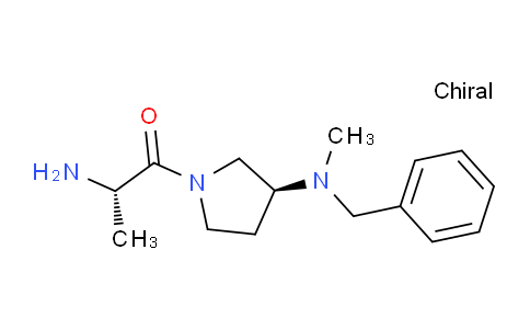 CAS No. 1401665-32-4, (S)-2-Amino-1-((S)-3-(benzyl(methyl)amino)pyrrolidin-1-yl)propan-1-one