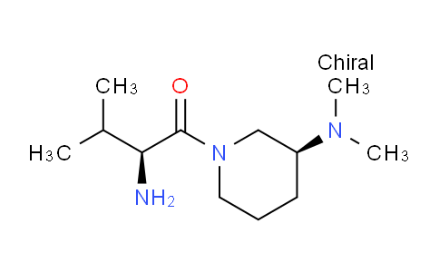 CAS No. 1401666-92-9, (S)-2-Amino-1-((S)-3-(dimethylamino)piperidin-1-yl)-3-methylbutan-1-one