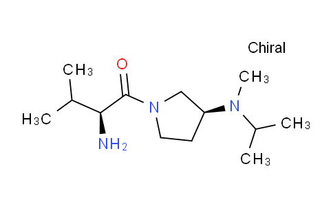 CAS No. 1401665-45-9, (S)-2-Amino-1-((S)-3-(isopropyl(methyl)amino)pyrrolidin-1-yl)-3-methylbutan-1-one
