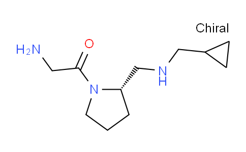 CAS No. 1354010-83-5, (S)-2-Amino-1-(2-(((cyclopropylmethyl)amino)methyl)pyrrolidin-1-yl)ethanone