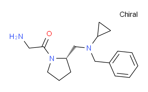 CAS No. 1354002-36-0, (S)-2-Amino-1-(2-((benzyl(cyclopropyl)amino)methyl)pyrrolidin-1-yl)ethanone