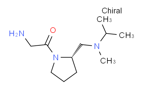 CAS No. 1354010-75-5, (S)-2-Amino-1-(2-((isopropyl(methyl)amino)methyl)pyrrolidin-1-yl)ethanone