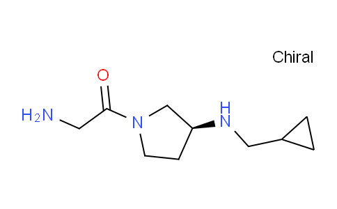 CAS No. 1354009-30-5, (S)-2-Amino-1-(3-((cyclopropylmethyl)amino)pyrrolidin-1-yl)ethanone