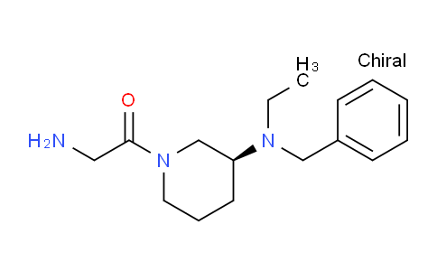 CAS No. 1354004-17-3, (S)-2-Amino-1-(3-(benzyl(ethyl)amino)piperidin-1-yl)ethanone