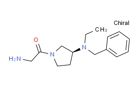 CAS No. 1354003-65-8, (S)-2-Amino-1-(3-(benzyl(ethyl)amino)pyrrolidin-1-yl)ethanone