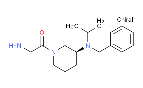 CAS No. 1354019-76-3, (S)-2-Amino-1-(3-(benzyl(isopropyl)amino)piperidin-1-yl)ethanone