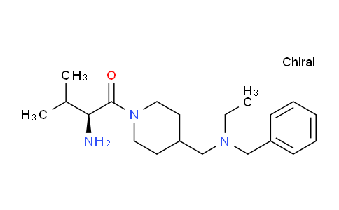 CAS No. 1353993-63-1, (S)-2-Amino-1-(4-((benzyl(ethyl)amino)methyl)piperidin-1-yl)-3-methylbutan-1-one