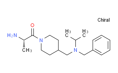 CAS No. 1354006-63-5, (S)-2-Amino-1-(4-((benzyl(isopropyl)amino)methyl)piperidin-1-yl)propan-1-one
