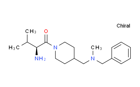 CAS No. 1354003-38-5, (S)-2-Amino-1-(4-((benzyl(methyl)amino)methyl)piperidin-1-yl)-3-methylbutan-1-one