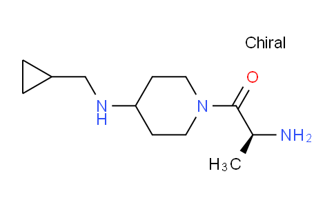 CAS No. 1354010-82-4, (S)-2-Amino-1-(4-((cyclopropylmethyl)amino)piperidin-1-yl)propan-1-one