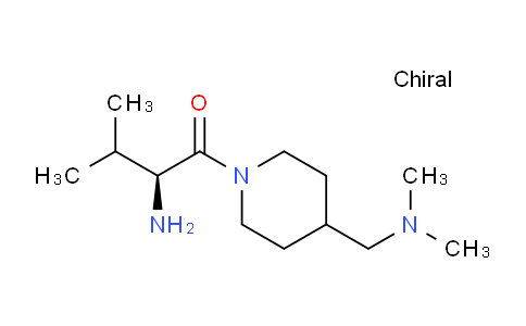 CAS No. 1306054-96-5, (S)-2-Amino-1-(4-((dimethylamino)methyl)piperidin-1-yl)-3-methylbutan-1-one
