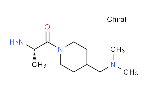 CAS No. 1304397-17-8, (S)-2-Amino-1-(4-((dimethylamino)methyl)piperidin-1-yl)propan-1-one