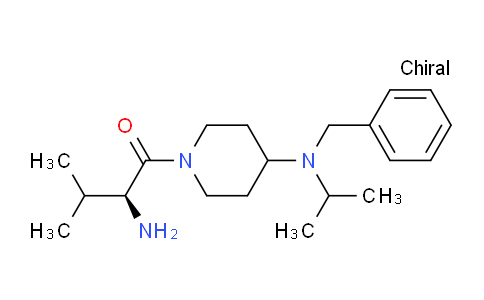 CAS No. 1354015-70-5, (S)-2-Amino-1-(4-(benzyl(isopropyl)amino)piperidin-1-yl)-3-methylbutan-1-one