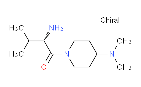 CAS No. 1307150-35-1, (S)-2-Amino-1-(4-(dimethylamino)piperidin-1-yl)-3-methylbutan-1-one