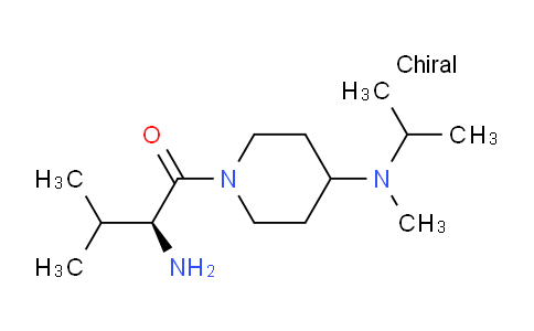 CAS No. 1354020-51-1, (S)-2-Amino-1-(4-(isopropyl(methyl)amino)piperidin-1-yl)-3-methylbutan-1-one