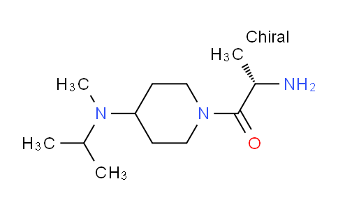 CAS No. 1354020-23-7, (S)-2-Amino-1-(4-(isopropyl(methyl)amino)piperidin-1-yl)propan-1-one